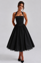 Babyboo Cressida Midi Dress  - Czarny