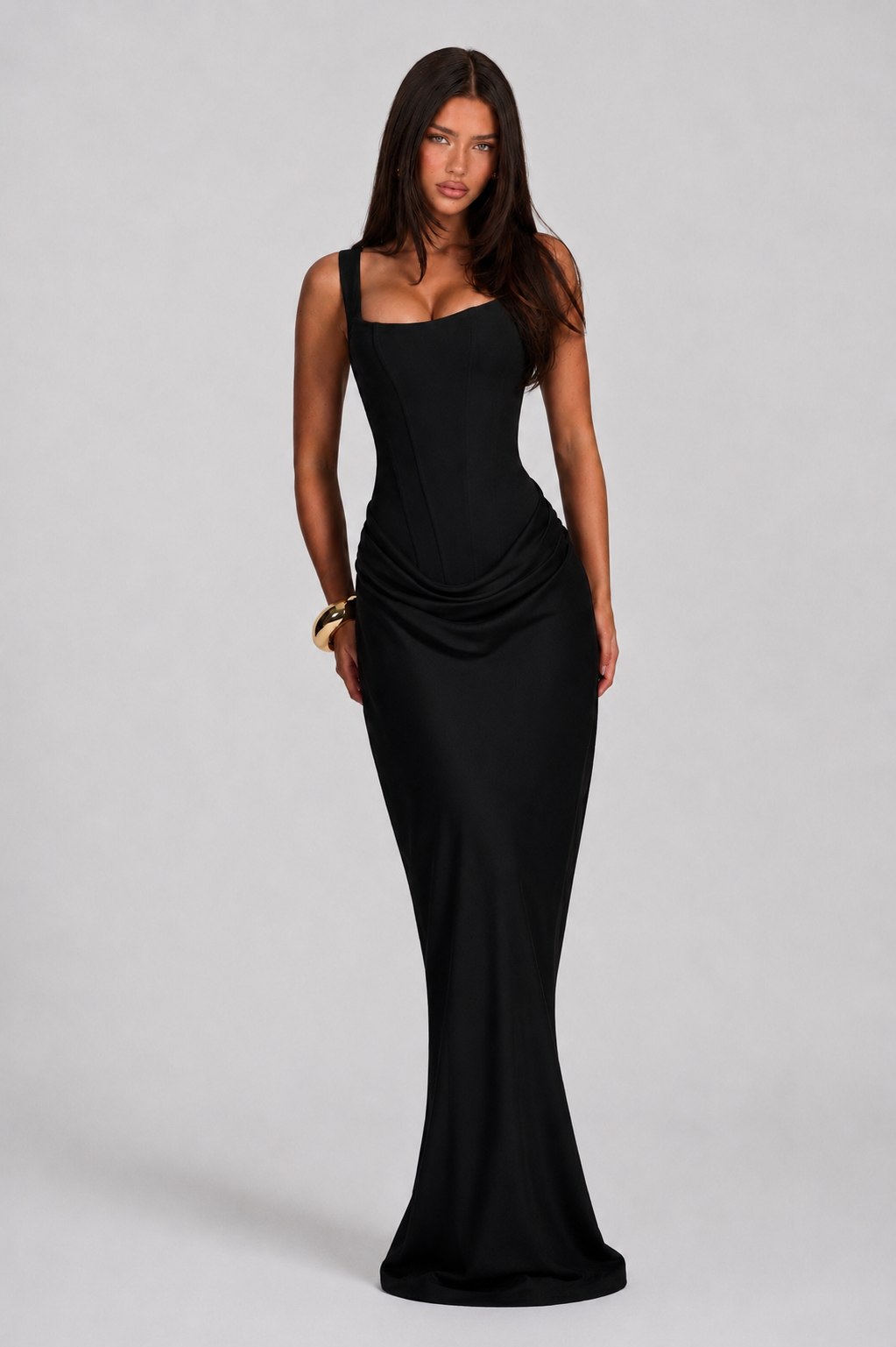 Babyboo Cornelia Maxi Dress - Czarny