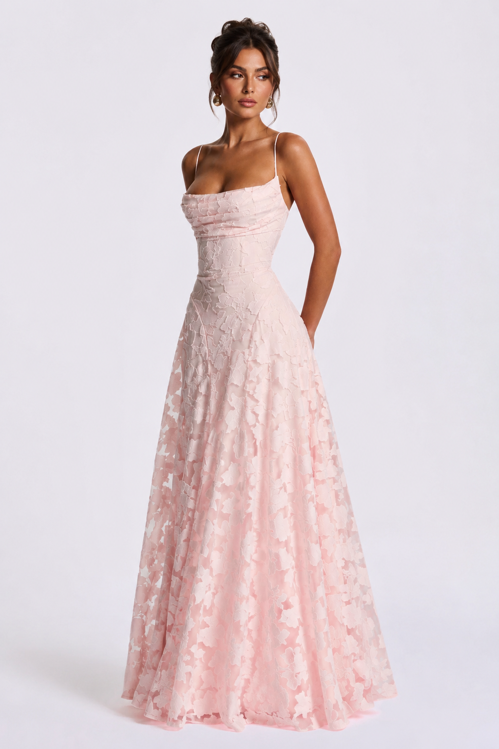 Babyboo Oliwia Maxi Dress  - Różowy