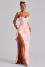 Babyboo Helen Maxi Dress  - Różowy