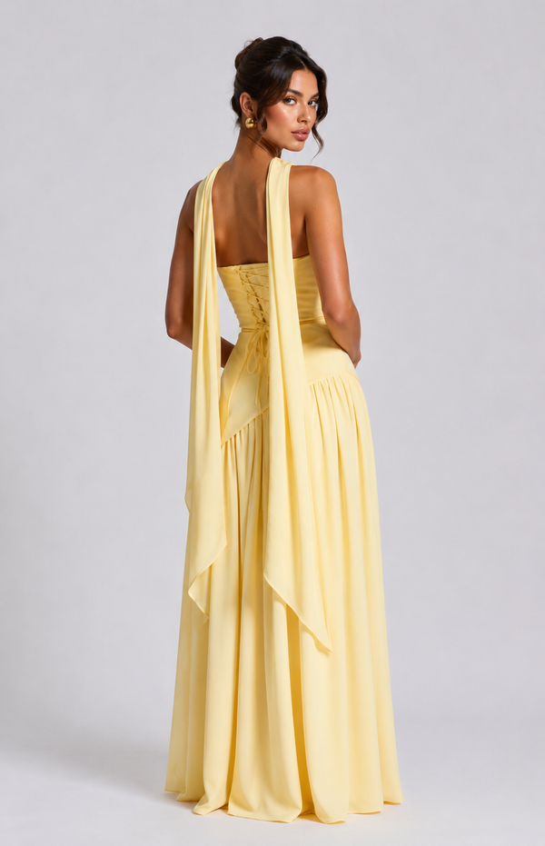 Babyboo Maliyah Maxi Dress - Żółty