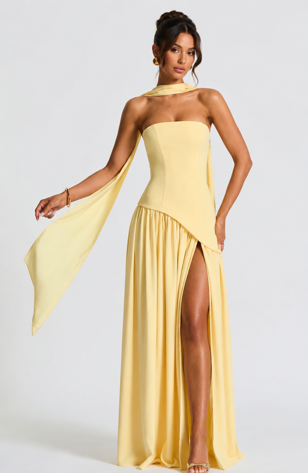 Babyboo Maliyah Maxi Dress - Żółty