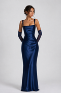 Babyboo Weronika Dress Maxi - Granatowy