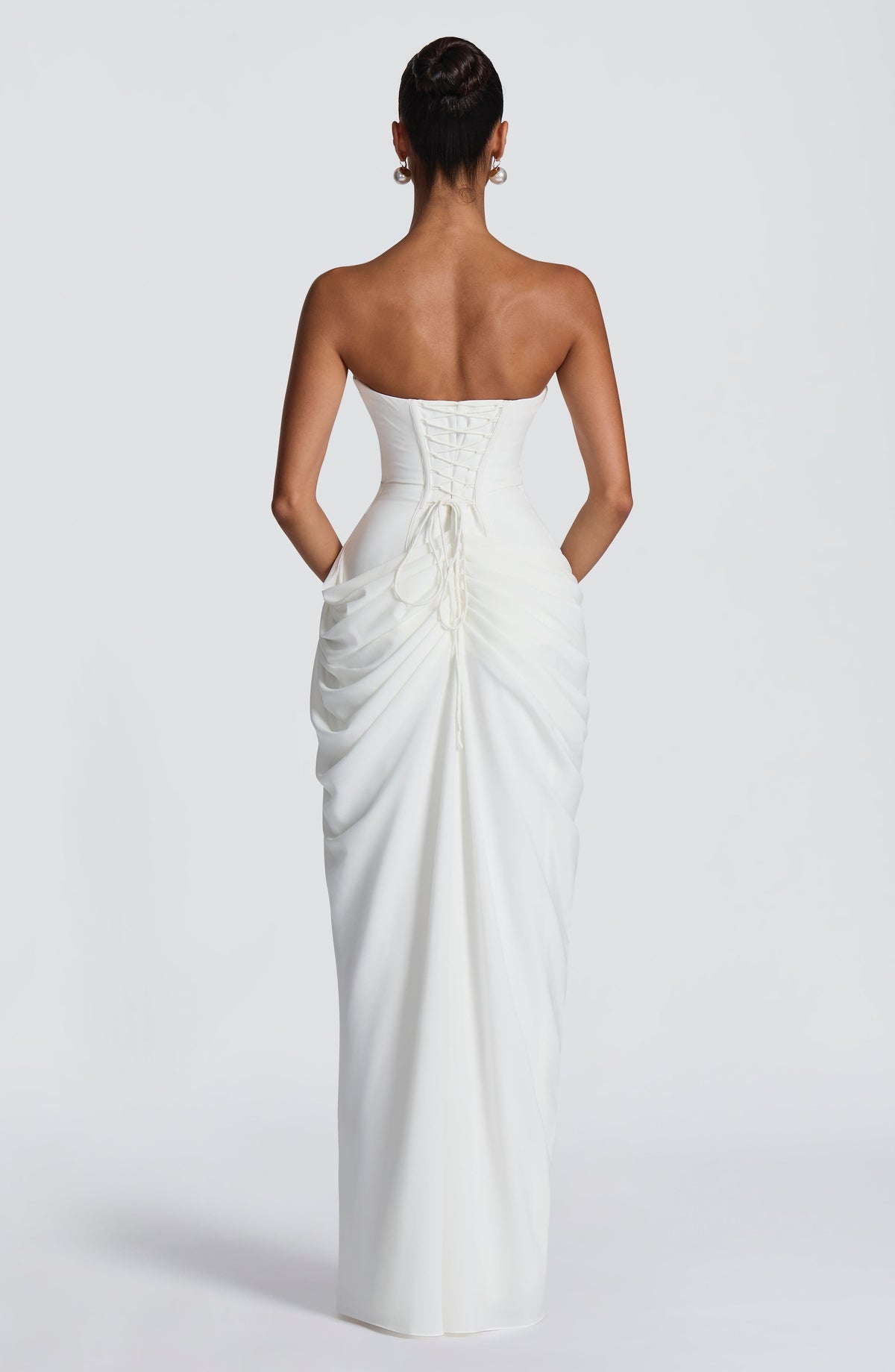 Cyra Maxi Dress - biały
