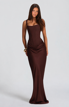 Babyboo Cornelia Maxi Dress   - Brązowy