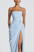 Cyra Maxi Dress - niebieski