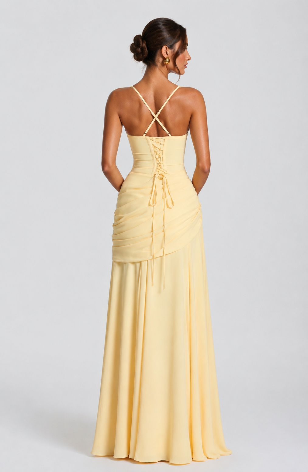 Babyboo Serena Maxi Dress  - żółty