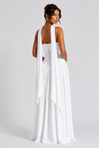 Babyboo Maliyah Maxi Dress - Biały