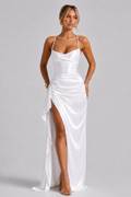 Babyboo Helen Maxi Dress  - Biały