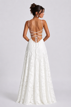 Babyboo Oliwia Maxi Dress  - Biały