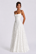 Babyboo Oliwia Maxi Dress  - Biały