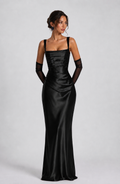 Babyboo Weronika Dress Maxi - czarny