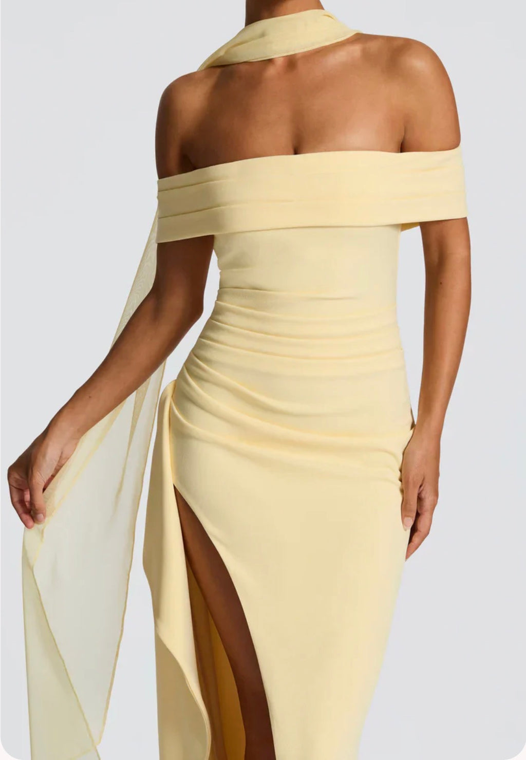 Babyboo Natalia Maxi Dress  - Żółty