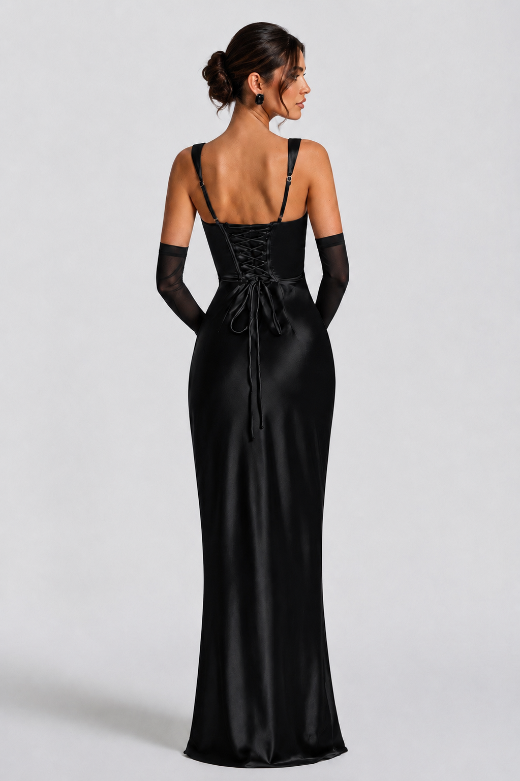 Babyboo Weronika Dress Maxi - czarny