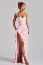 Babyboo Helen Maxi Dress  - Różowy