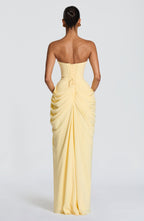 Cyra Maxi Dress - żółty