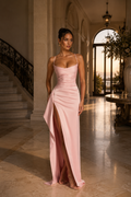 Helen Maxi Dress  - Różowy