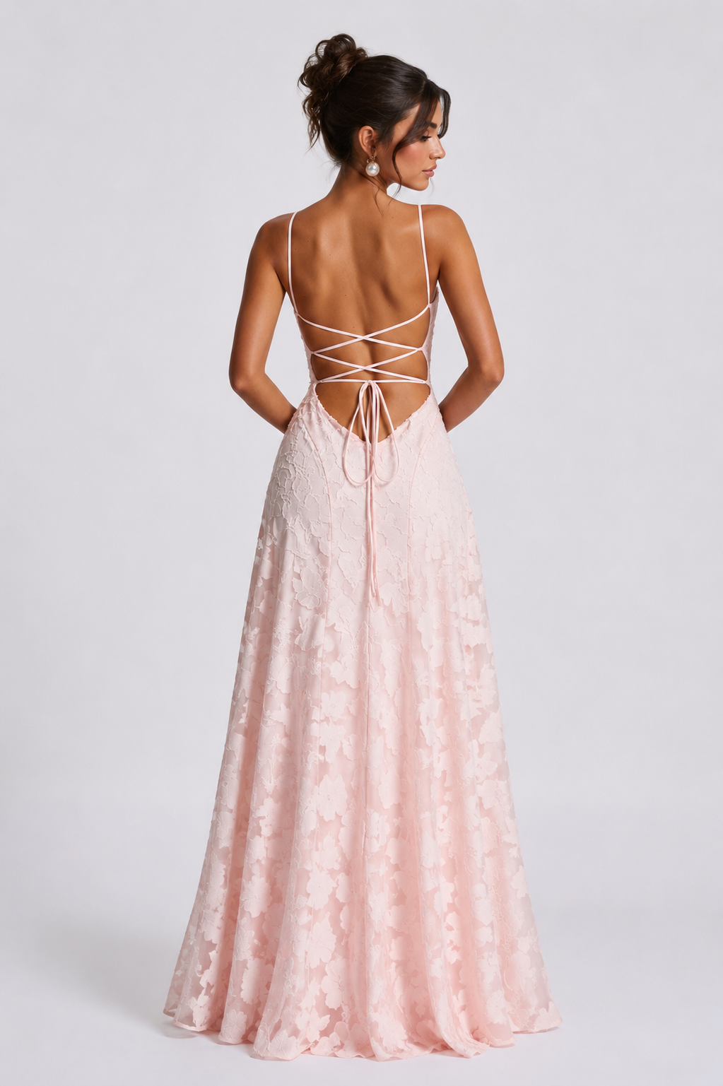 Babyboo Oliwia Maxi Dress  - Różowy