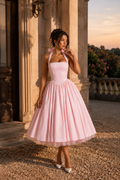 Cressida Midi Dress  - Różowy