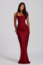 Babyboo Cornelia Maxi Dress  - Czerwony