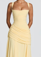 Babyboo Serena Maxi Dress  - żółty