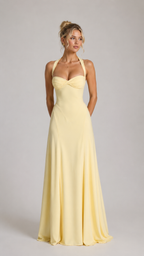 Babyboo Rihanna Maxi Dress  - Żółty