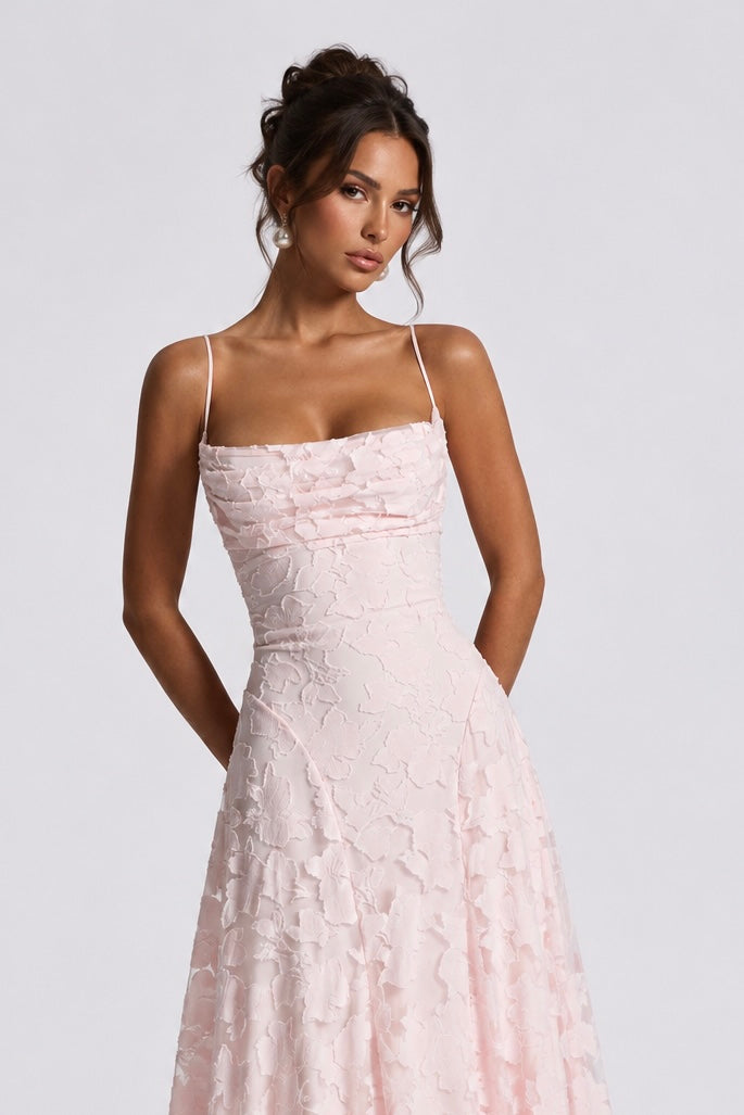 Babyboo Oliwia Maxi Dress  - Różowy