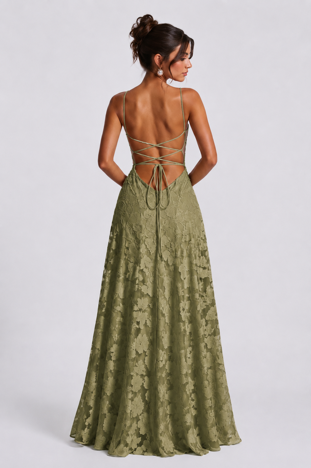 Babyboo Oliwia Maxi Dress  - Zielony