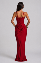 Babyboo Cornelia Maxi Dress  - Czerwony