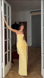 Cyra Maxi Dress - żółty