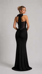 Babyboo Selene Maxi Dress  - Czarny