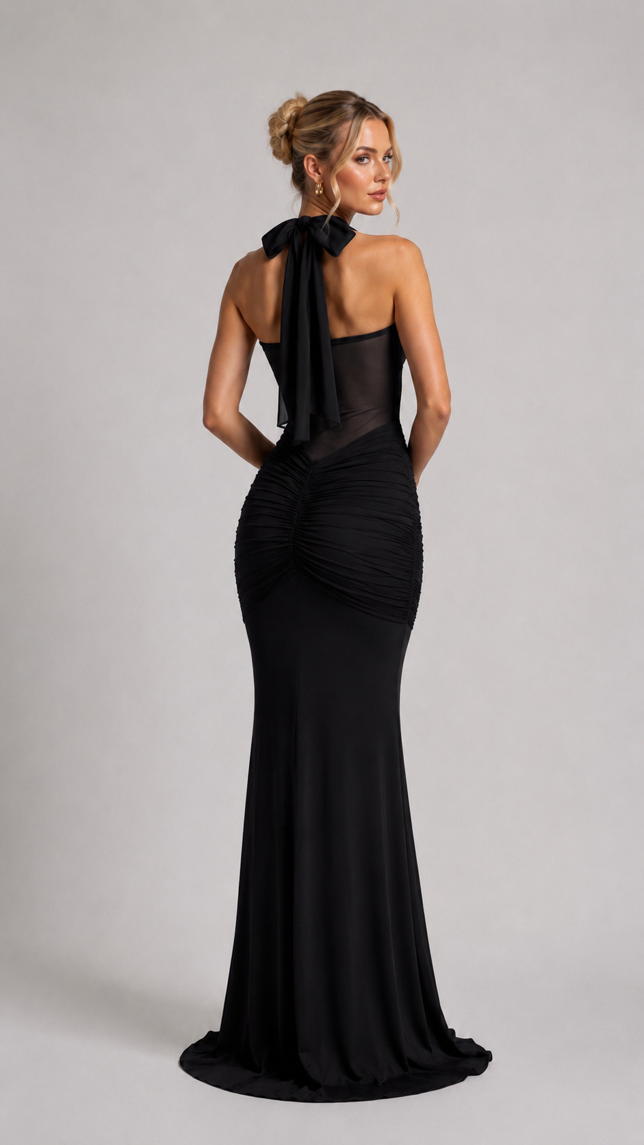 Babyboo Selene Maxi Dress  - Czarny