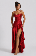 Babyboo Samira Maxi Dress  -Czerwony