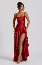 Babyboo Samira Maxi Dress  -Czerwony