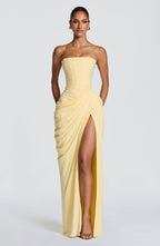 Cyra Maxi Dress - żółty