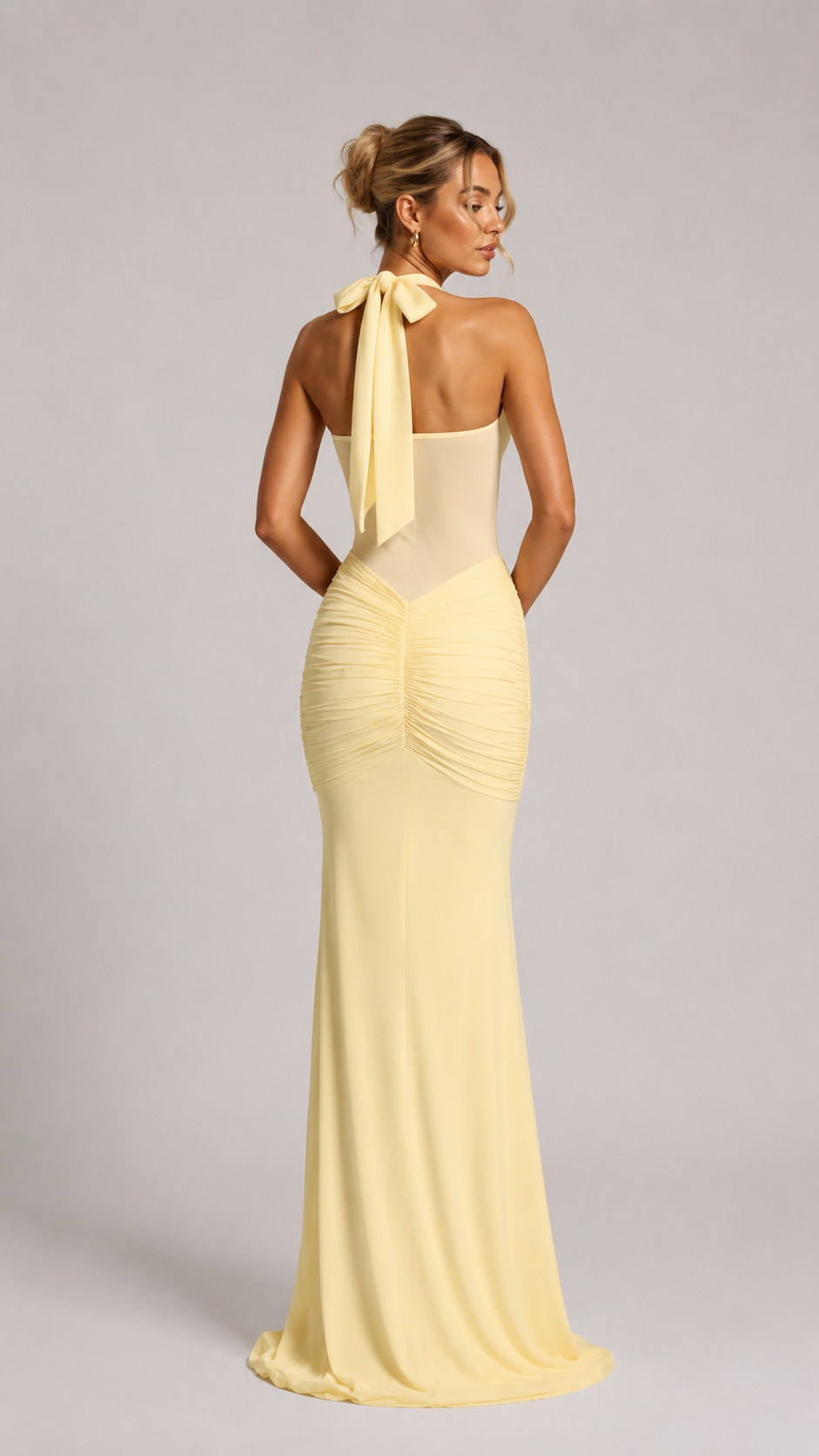 Babyboo Selene Maxi Dress  - Żółty