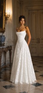 Oliwia Maxi Dress  - Biały