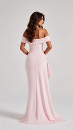 Babyboo Natalia Maxi Dress  - Różowy