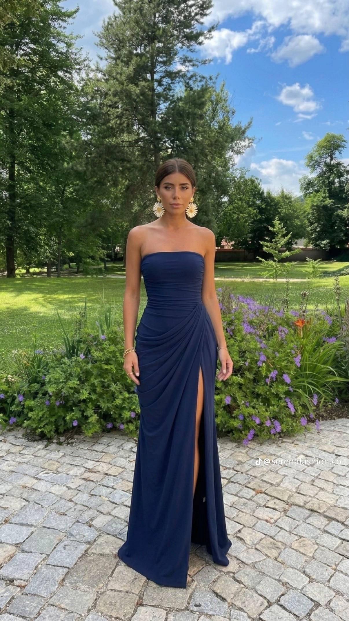 Cyra Maxi Dress - grantowy