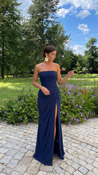 Cyra Maxi Dress - grantowy